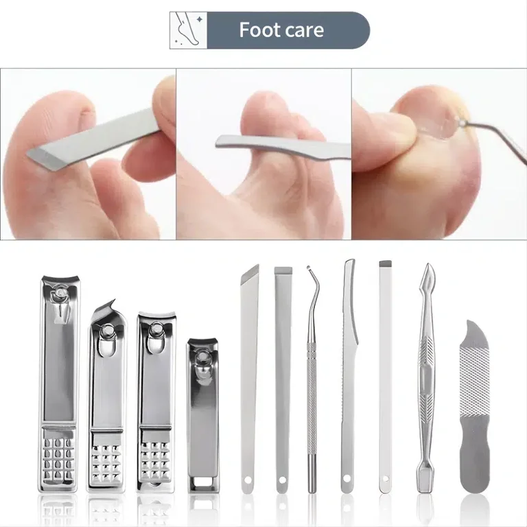 Professional Pedicure Tools Set, 26 in 1 Stainless Steel Foot Care