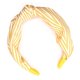 thumbnail image 2 of Diadema para el Cabello Mianina Rayas Amarillo, 2 of 2