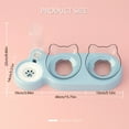 thumbnail image 3 of Detachable Cats Watering Eatting Bowl Double Bowl Pet Easy Washable Bowl Automatic Bowl for Dog Watering Feeding Bowl, 3 of 8