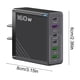 thumbnail image 3 of Cargador USB multipuerto 160W Hub de carga rápida | Enchufe de 6 puertos US 3 USB + 3 Tipo-C, PD25W, QC3.0, 2.4A | PC+ABS Blanco Ignífugo | Protección contra sobrecalentamiento | Viajes compactos,, 3 of 6