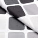 thumbnail image 5 of Cortina de ducha con estampado de mosaico, antimoho y antibacteriana para baño (180x200cm, gris (mosaico)) ER, 5 of 5
