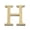 H, variant on 3D Acrylic Large Letter Wall Stickers Self Adhesive Durable Bright Visual Art for DIY Home Decoration Gold Flat Smooth Surfaces