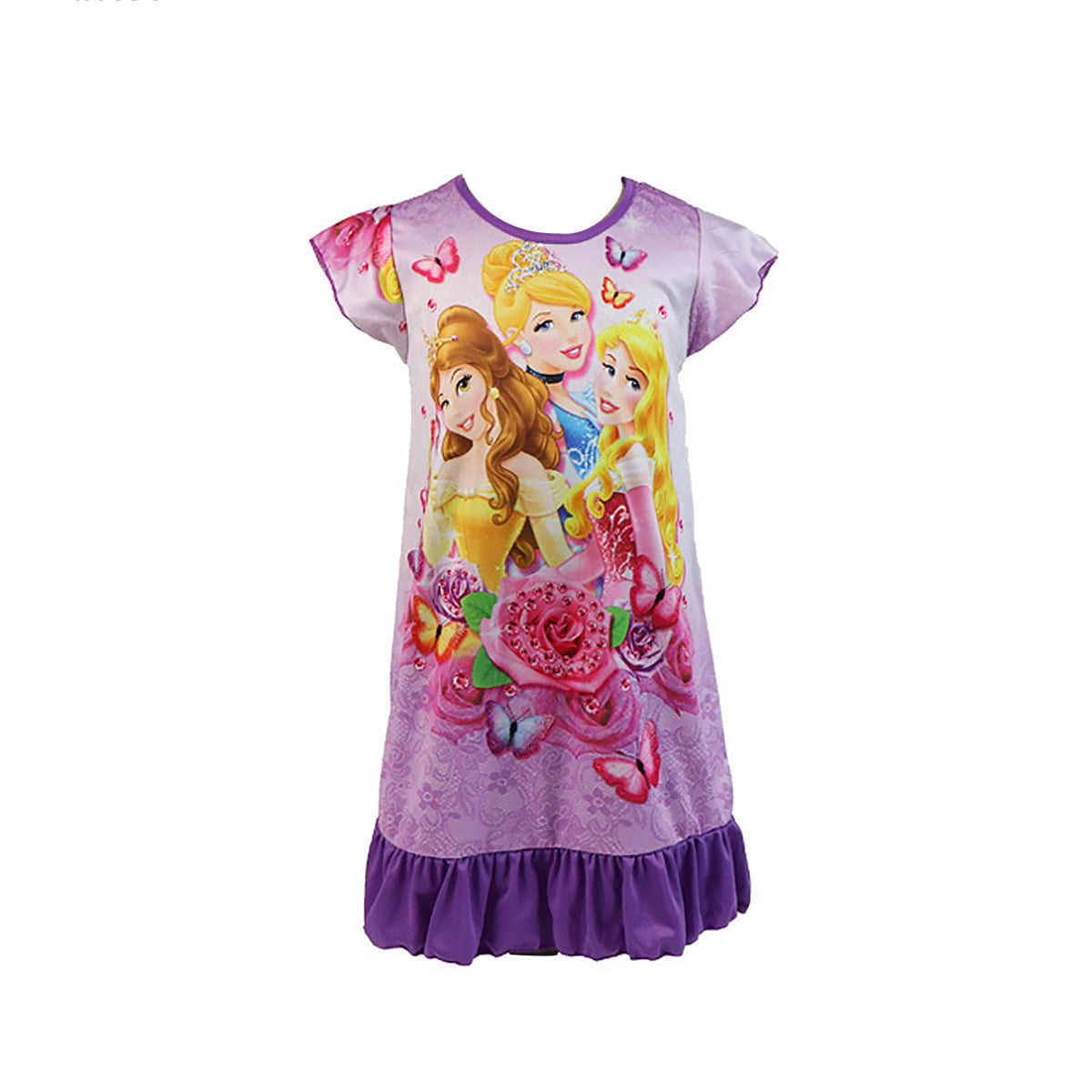 Girls Gabbys Dollhouse Nightgowns Princess Girls Sleepdress Long /Short ...
