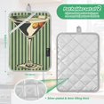 thumbnail image 6 of Yayeee Pot Holders Kitchen Heat Resistant with Pocket 7"x9.8" Cotton Oven Cooking Hot Pads, Retro Martinian, 6 of 7
