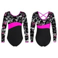 thumbnail image 4 of MSemis Kid Girls Gymnastic Bodysuit Ballet Dance Leotard Athletic Unitard, 4 of 4