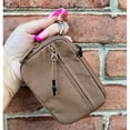 thumbnail image 2 of HCTSHG Wallet for Women Mini Zip Card Case with Clear ID Window Zipper Coin Purse Lightweight Portable Keychain Wallet，Small Wallets Woman RFID Blocking Leather Credit Card Holder, 2 of 9