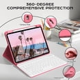 thumbnail image 4 of Funda para iPad con teclado JKSML para iPad 11/10th Gen 11 pulgadas, 4 of 7