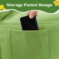 thumbnail image 4 of 『Home Decoration』Yalmila Ultra Soft Bean Bag Chair for Kids and Adults includes pocket,Zipper Comfy Chair(2ft, Lime Green)!Note SMALL sizes!, 4 of 11