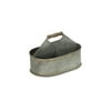 Home Decorative Small Metal Oval Storage 4 Slot Caddy