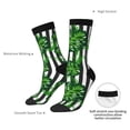 thumbnail image 4 of Bingfone Compression Socks for Women and Men Long Socks for Running Athletic Cycling Nurse- Palm Greenery, 4 of 6