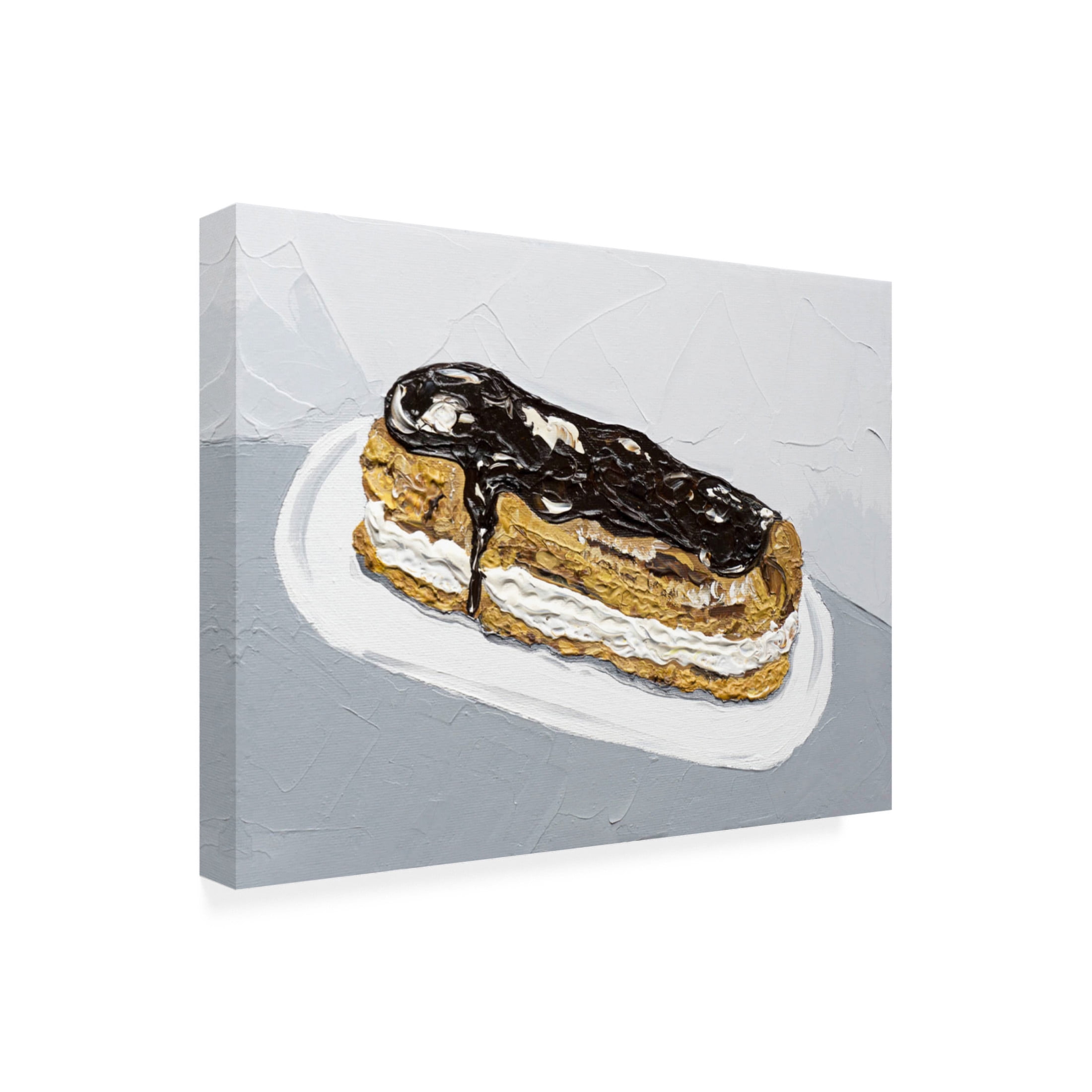 Trademark Fine Art Alice Straker Chocolate Eclair Canvas Wall Art