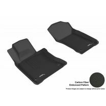 3D MAXpider 2017-2022 Fits Infiniti Q60 Kagu 1st Row Black Carbon Fiber Embossed Pattern Floor Mat L1IN02711509