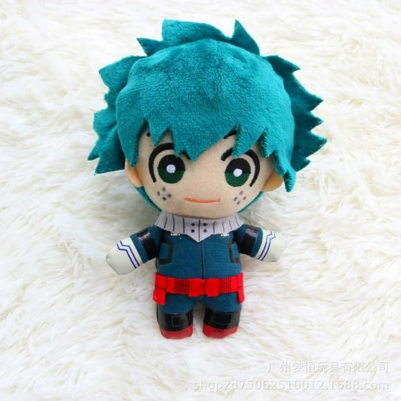 15CM Anime My Hero Academia Izuku Midoriya Katsuki Bakugou Shouto Todoroki Plush Toy Soft Stuffed Pendant