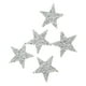 thumbnail image 3 of Parches para planchar con forma de estrella, 5 uds., 6cm, resina plateada, diamantes de imitación brillantes, estrella de cinco puntas, adhesivo termofusible para planchar, ropa DIY, 3 of 5