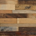 thumbnail image 3 of BELLEZE 3D Solid Wood Stripes - DIY Wall Panel - Nails and Glue Application - 20 Sq Ft, 3 of 7
