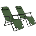 thumbnail image 1 of 2 Sillas Camastro Plegable Reclinable Jardin Playa Alberca Verde CJR, 1 of 8