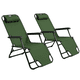 thumbnail image 1 of 2 Sillas Camastro Plegable Reclinable Jardin Playa Alberca Verde CJR, 1 of 8