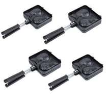 Set of 4 Japanese Fish Shaped Cake Maker Waffle Pan Mold 2 Cast Bakeware With 2 Sided Home Cooking Food Bar Tool gift for Christmas new home Holiday EHD 1