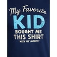 thumbnail image 4 of Father's Day Men's Smart Purchase Graphic Tee by Way to Celebrate, Sizes XS-5XL, 4 of 5