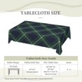 thumbnail image 6 of Rectangle Table Cloth, MacIntyre Clan Hunting Tartan Green and Blue Plaid Resistant Washable Tablecloth Decorative Table Cover for Dining, Indoor and Outdoor, 6 of 6
