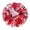 Red, variant on 2-Pack 12in Metallic Foil Cheerleading Pom Poms – Vibrant Sport Pom Poms for Kids, Adults, Team Spirit, and Cheering
