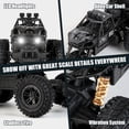 thumbnail image 5 of Remote Control Car, Big Monster Truck Toys RC Cars for Boys Kids Adults, 2.4Ghz 4WD 6-Wheel Off Road RC Monster Truck , RC Car Truck Rock Crawler Toy All Terrain Gifts for Adults Boys 8-16, 5 of 14