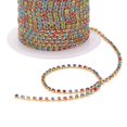 thumbnail image 5 of Cadena de Cierre de Imitación de Cristal Perfecl 10 Yardas 2MM para Manualidades Decoración DIY Joyas de Cadena, 5 of 5