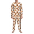thumbnail image 3 of Sikiie Cute Squirrel Mens Pajama Set, Soft Warm Long Sleeve Sleepwear, Cozy Button-Down Pjs for Men-XX-Large, 3 of 7