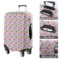 thumbnail image 5 of Pink Butterfly Flower Pattern Luggage Cover Fashion Suitcase Cover Baggage Covers Fit 25-28 Inch Luggage (Go Travel), 5 of 5