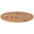 thumbnail image 2 of vidaXL Table Top Solid Teak Wood Round 2.5 cm 60 cm, 2 of 4