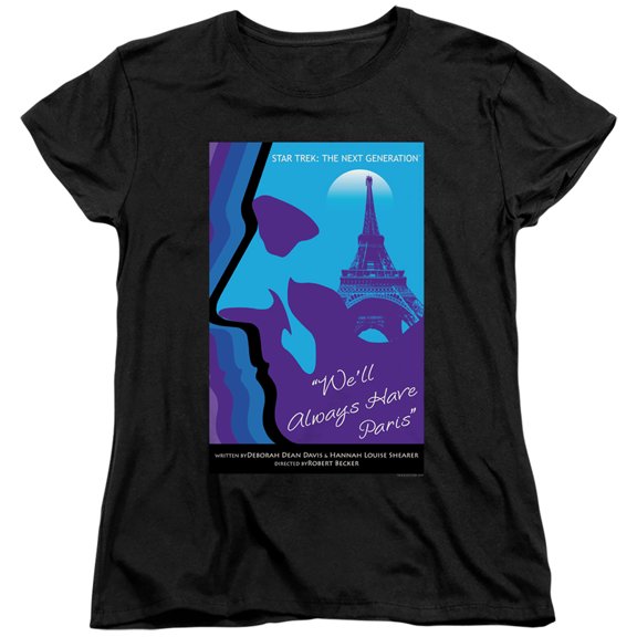Star Trek Tng Season 1 Episode 24 Women's T-Shirt Black