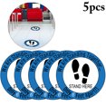 thumbnail image 4 of Coofit 5PCS Floor Sign Waterproof Universal Adhesive Social Distancing Floor Decal, 4 of 10