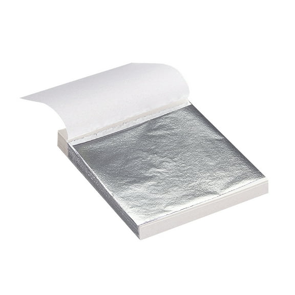 Paper Gold Leaf Sheet Sheets Paint Imitation Metal Colored Silver Furniture Painting Nails Manicure