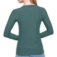 thumbnail image 2 of MERIWOOL Women's Base Layer Long Sleeve Henley - Lightweight Merino Wool Thermal, 2 of 5