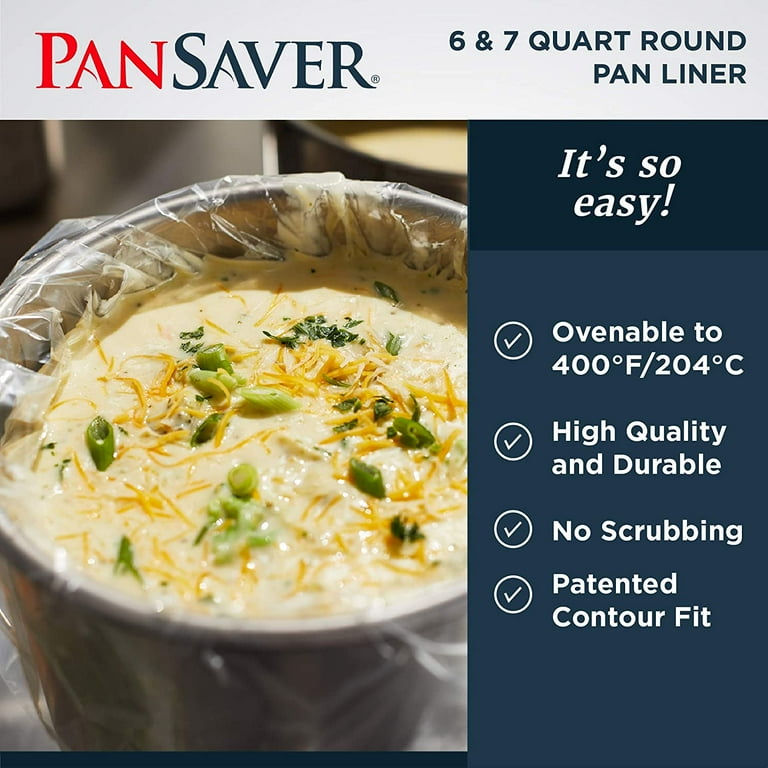 Pan Liners, PanSaver Ovenable Pan Liners for Cooking - Pansaver