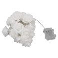 thumbnail image 2 of Guirlande Lumineuse Fleur de Rose à Piles, Lampe Guirlande Rose Blanche pour Saint-Valentin, Mariage, Chambre, Festival, Fête, 2 of 14
