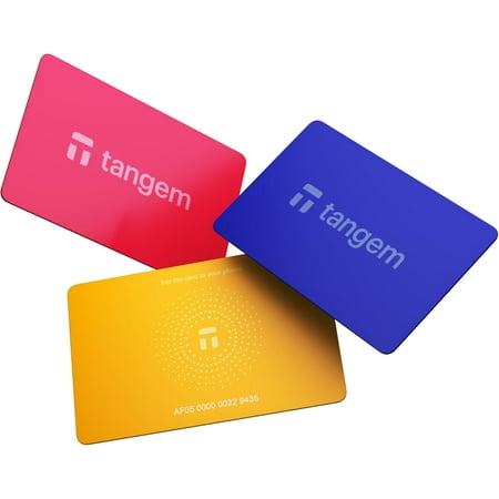 Wallet Pack of 3 - Secure Crypto Wallet - Trusted Cold Storage for Bitcoin, Ethereum, NFT's & More Coins - 100% Offline Hardware Spring Bloom