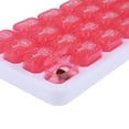 thumbnail image 2 of Unique Bargains 1 Pc 31 Grids Keyboard Style Pill Case Lightweight for Travel Red, 2 of 6