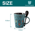 thumbnail image 2 of Taza de cerámica de 350ml, taza de tendencia retro con personalidad, taza simple, taza de café, taza de agua para el hogar, 2 of 5