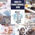 thumbnail image 2 of YUNMEIYI Handheld Bidet Sprayer for Toilet with Filter, Adjustable Water Pressure Stainless Steel Jet Spray for Toilet, Filtered Fresh Water for Feminine Wash and Cloth Diaper Rinsing, 2 of 6