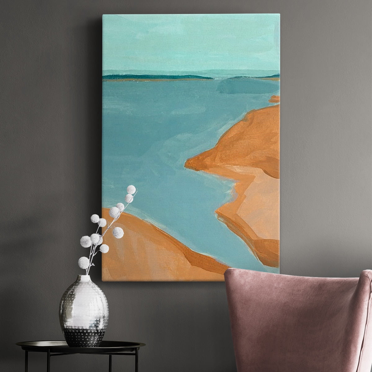 Out on the Sandbar I Premium Gallery Wrapped Canvas - Ready to Hang