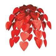 Beistle 24" Heart Cascade Red 2/Pack 70750-R