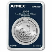 2024 South Africa 1 oz Silver Krugerrand (MintDirect Single)