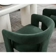 thumbnail image 4 of LUCKHAO Dining Chairs Set of 2,  Upholstered Barrel Kitchen Chair with Round Back & Arm, Multipurpose Comfy Accent Armchair for Dining Room Living Room, 4 of 8