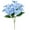 Light Blue, variant on Realistic Artificial Phalaenopsis Orchid Bouquet 12" X 9" Silk Flowers for Wedding Home Hotel Indoor Outdoor Decorative Arrangement Centerpiece Lifelike, 1 Artificial Flower