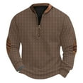 thumbnail image 2 of Blusas y camisas de manga larga con cuello redondo Sudadera con capucha de cuello redondo para hombre Jersey estampado Blusa de poliéster de manga larga para hombre, 2 of 4