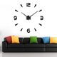 thumbnail image 3 of Diseño de Moda creativo, pegatinas de pared DIY para sala de estar y dormitorio, espejo acrílico de gran tamaño, reloj de pared muy negro JM, 3 of 5