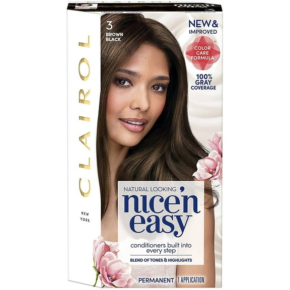 Permanent Color, Brown Black [3] 1 ea