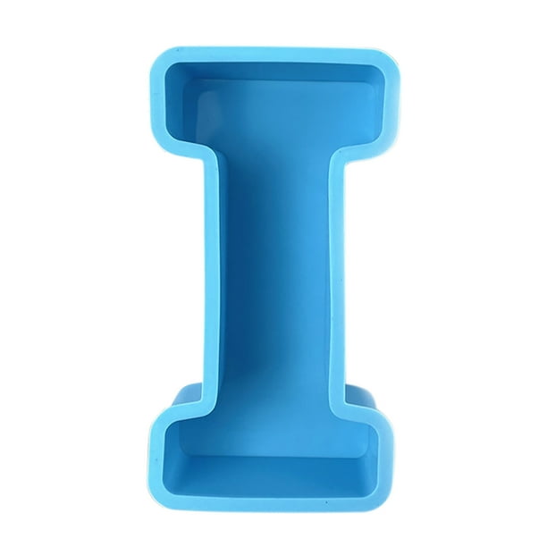 Sywqhk Moldes de letras grandes - Molde de fundición de resina epoxi DIY Alfabeto de silicona (I) Sywqhk Para estrenar
