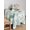 White Fruit Green, variant on Green Botanical Table Cloth, Watercolor Spring Floral Summer Waterproof Tablecloth for Square Tables, Reusable Washable Fabric Table Cover for Restaurant Kitchen Dining Tables 60"x60"
